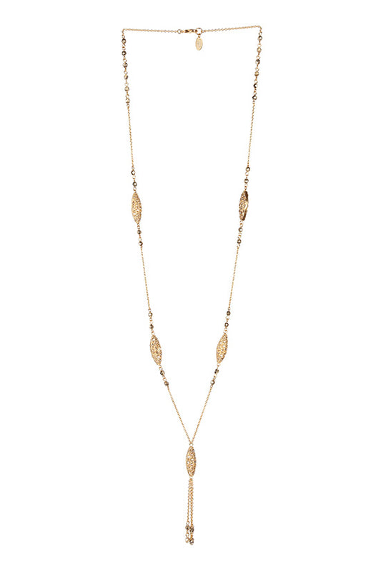Special Occasion Pendant Necklace 1048: Gold / Gold