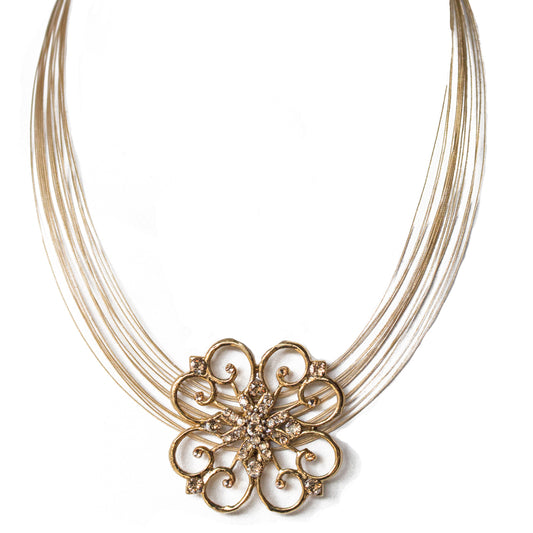 Necklace 8462: Gold/ Gold