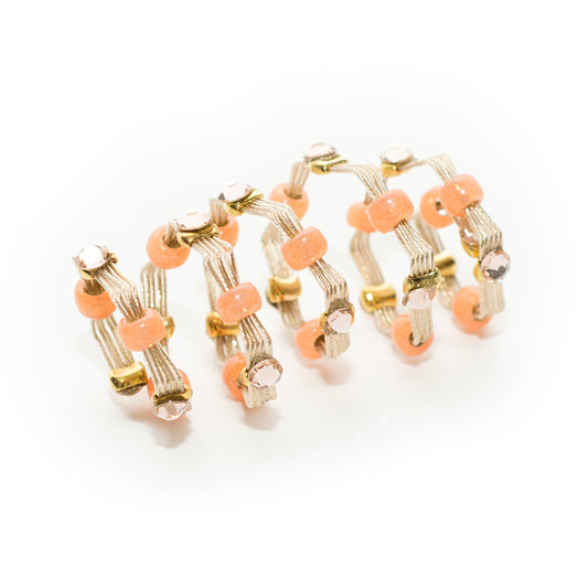 Ring 9039: Peach/ Gold